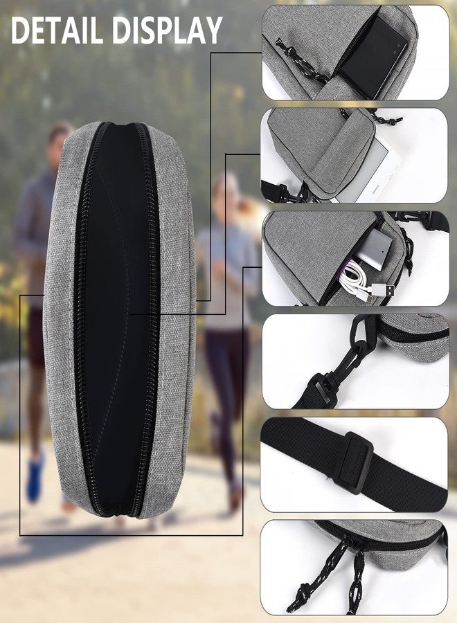 Mouldex Unisex Sling Crossbody Backpack Shoulder Bag, Lightweight, One Strap Sling Bag Backpack for multiple uses like Hiking, Walking, Biking, Travel, Cycling (Grey) - Image 4